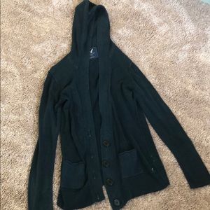 Navy American eagle cardigan